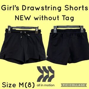 Girls Clothes All In Motion Side Pocket Drawstring Athletic Shorts Size M(8)